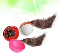 NEW 2PK Electric Weasel Cat Ball Toys