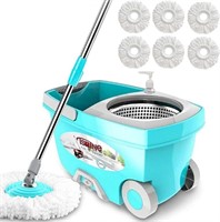 TSHINE Spin Mop and Bucket System