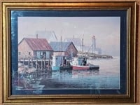 "Peggy's Cove" Framed Print
