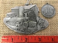 International Harvester ornament and medallion