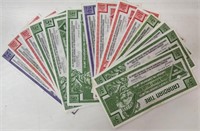 Group of Canadian Tire Bank Notes