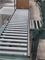 9 -10' sections of roller conveyor + 2 - 6' 90