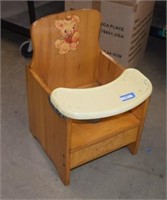 Vtg Child's Potty Chair