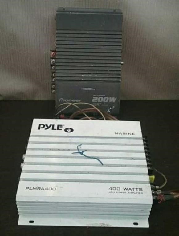 Box-Pioneer 200 Power Supply  & Pyle Marine 409