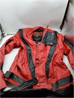 TLW 2XS red and black jacket