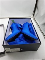 Azalea Wang size 6.5 blue pant boots