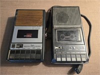 (2) Vintage Cassette Recorders