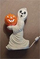 Vintage Ceramic Running Halloween Ghost Lamp