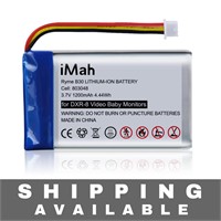 Battery 3.7V 1200mAh Lithium-ion Rechargeable