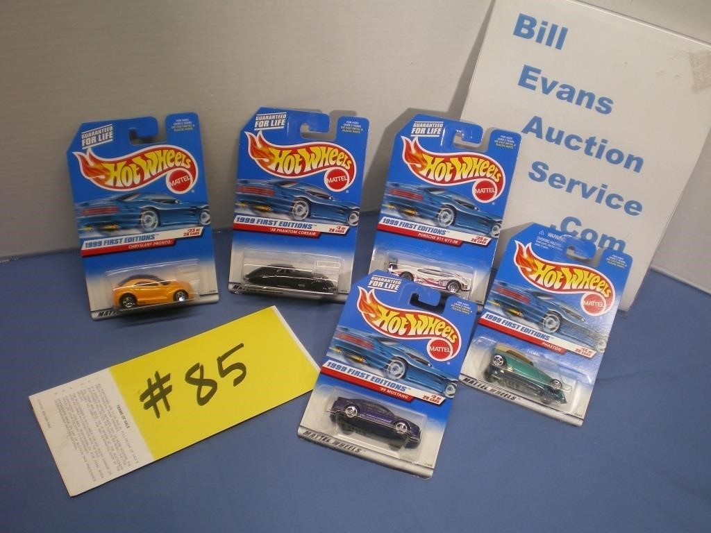 1st Edition Hot Wheels Diecast, NOS