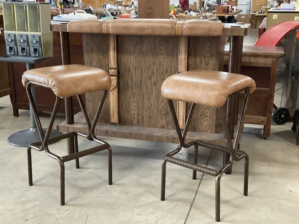 21x54x40 Bar w/ 2 Stools PU ONLY