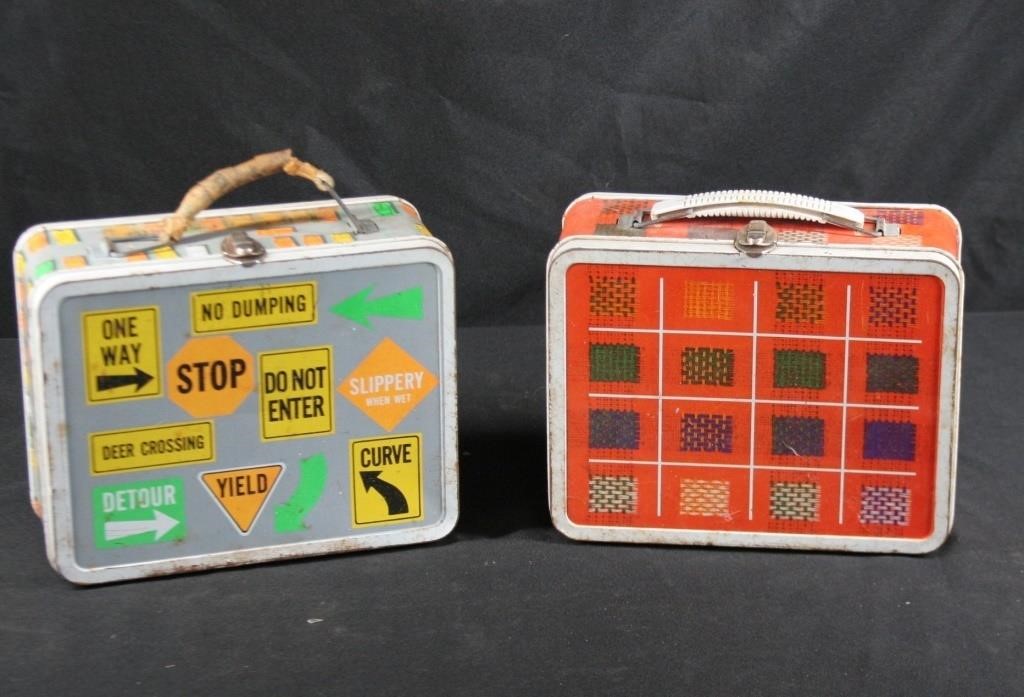 Vintage Metal Lunch Boxes