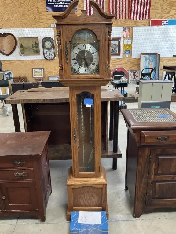 73 Inch Grandfather Clock...Works...PU ONLY