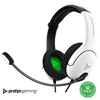 PDP Gaming LVL40 Wired Stereo Gaming Headset, Whit