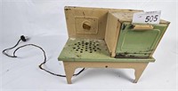 Antique Side Step Stove Electric Kids Toy