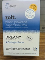 Zolt  plant-powered super drink mixed dreamy plus