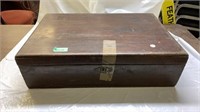 Mahogany Wooden Storage Box