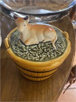 Ceramic dripping jar from Portugal
