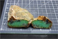 9.7oz Green Chrysoprase, Australia, Nice Color