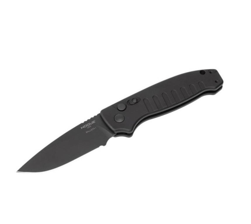 Hogue Alum Matte Blk Bal-i 3.5 Dpb Blk Fin Knife