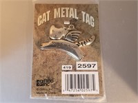 Cat metal tag