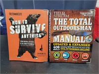 Outdoorsman Manual & How to Survive books
