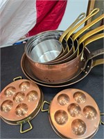Copper and Brass Cookware