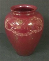 Beautiful Anchor Hocking Handcrafted Chinese Red