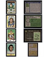 Lot of 4 Topps Vintage Football Cards