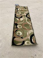 SAGE/ YELLOW RUG RUNNER