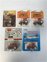 1/64 5 pcs Allis Chalmers Tractors