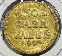 No cash value token