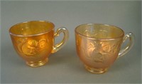 (2) Fenton Kittens Handled Cups – Mari. (selling 2