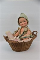 Baby Doll In Basket