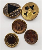 (M) vtg Perfume Buttons (5/8" to 7/8" long)