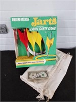 Vintage Jarts yard game  with canvas bag