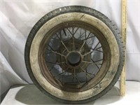 Model A 5 Bolt Rim, Goodyear Tire, 4.75/5.00-19