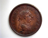 1806 Penny XF George III