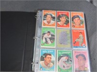 Binder of Vintage Sports Cards -Many 1960's