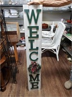 Xmas Welcome Sign Stand