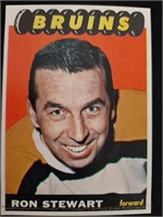 1965-66 Topps NHL Ron Stewart Card