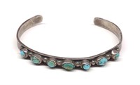 Turquoise & Sterling Silver Cuff Bracelet