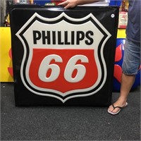 Oriiginal Phillips 66 light box lens 110 x 110 cm