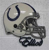 Colts Football Wall Hanging - Elliot