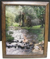 9.5" X 11.5" Framed River Photo