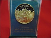 (1) 1973 Vietnam Peace Agreement Medal SILVER