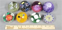 Collection of Art Glass Paperweights