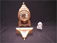 A Bucherer striking shelf clock, Swiss made,
