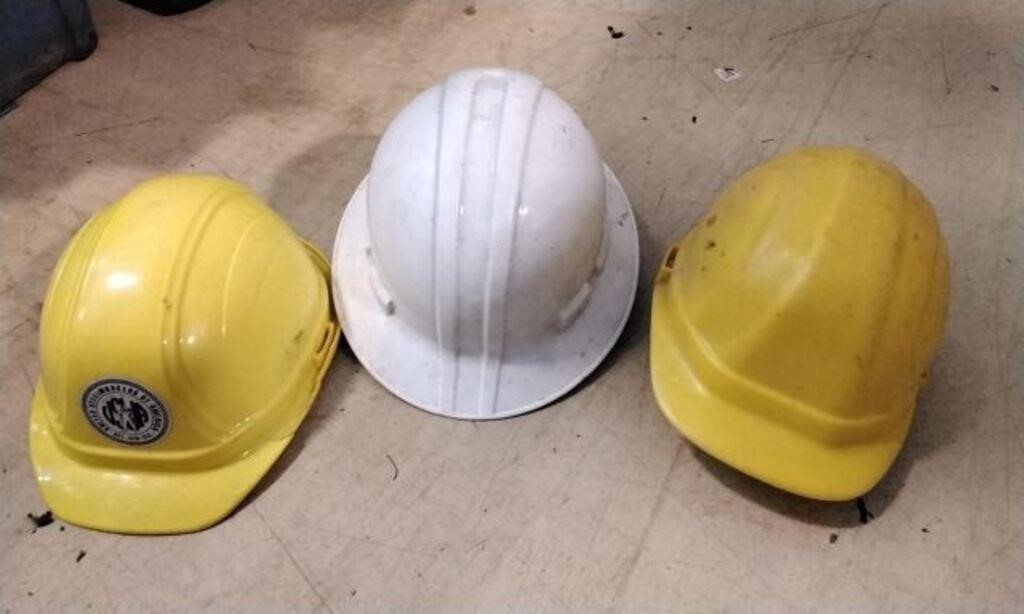 Hard hats and harnesses