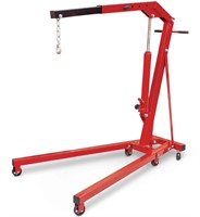 SEALED-Big Red Foldable Hydraulic Shop Crane